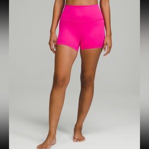 Lululemon Hot Pink Align Shorts 4”